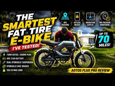 The SMARTEST Fat Tire E-Bike I’ve Tested! | Aotos Flux Pro Review