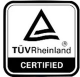 TÜV Rheinland Certified